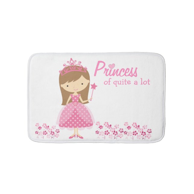 Princess of Pink Bath Mat (Front)