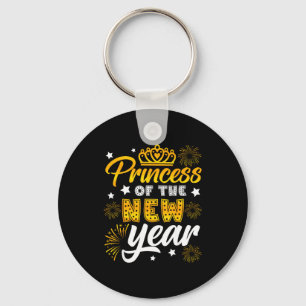 Princess Of The New Year 2026 New Years Eve Firewo Keychain