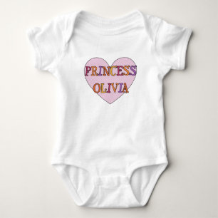 Princess Olivia Baby Bodysuit