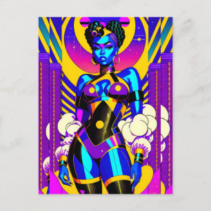 Princess on the Prowl - Ken Gauge Art Postcard