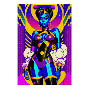 Princess on the Prowl - Ken Gauge Art Poster