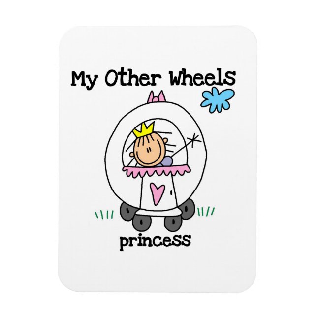 Princess Other Wheels Magnet (Vertical)