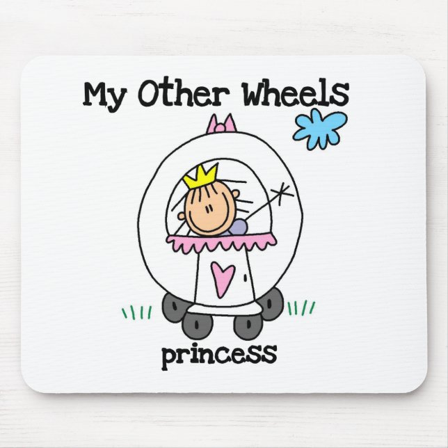 Princess Other Wheels Mouse Pad (Front)
