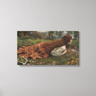 Princess out of School (by E.R. Hughes) Canvas Print