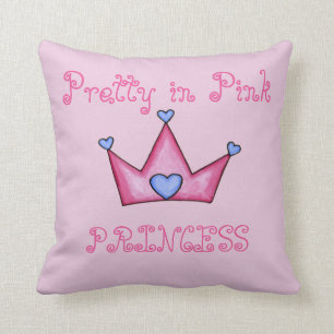 Princess Pals (Pink collection) Throw Pillow