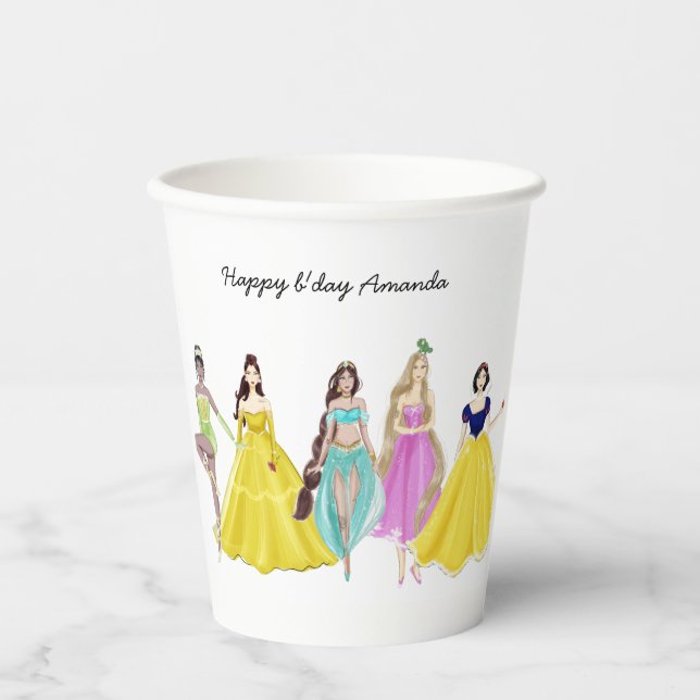 princess paper cups (Front)