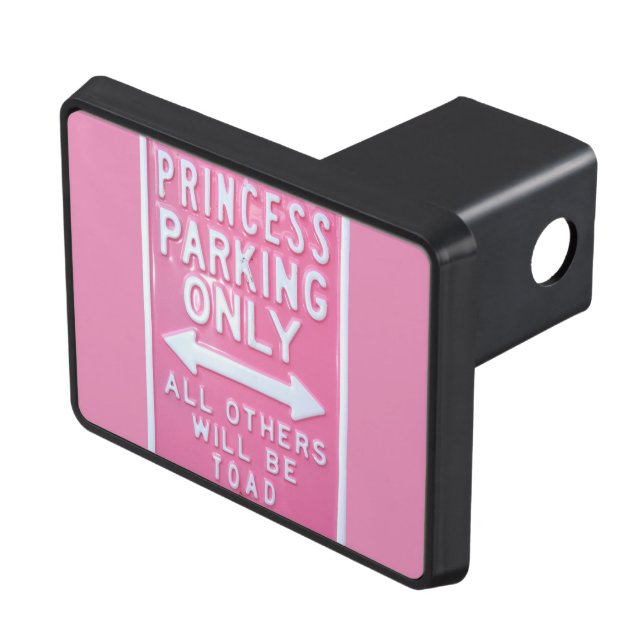 Princess parking only trailer hitch cover (Top Right)