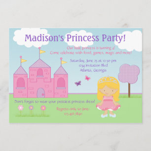 Princess Party Invitation