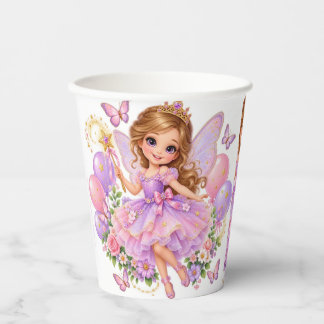 princess party paper cups