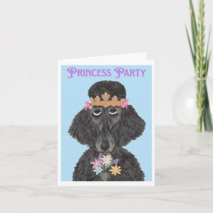 Princess Party Poodle Invitation