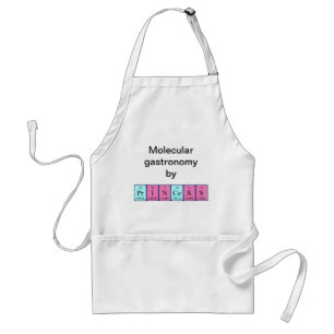 Princess periodic table name apron