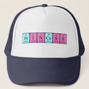 Princess periodic table name hat