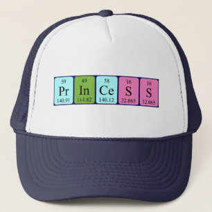 Princess periodic table name hat