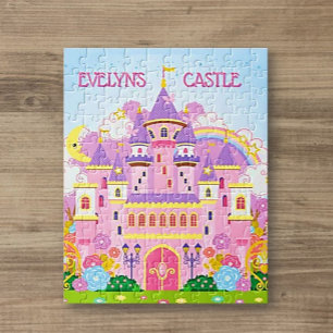 Princess! Personalized Castle whimsical Jigsaw Puzzle