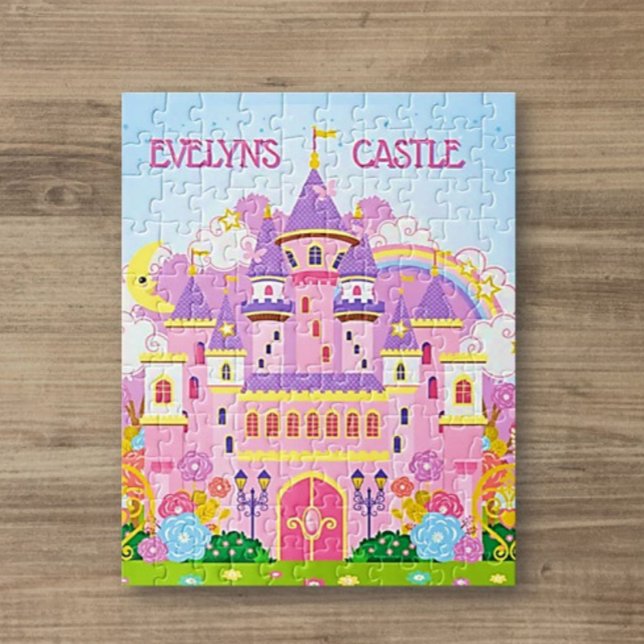 Princess! Personalized Castle whimsical Jigsaw Puzzle (Creator Uploaded)