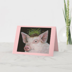 Princess Pig card