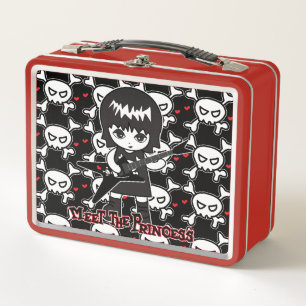 Princess playing FlyingX MIX logo Metal Lunch Box