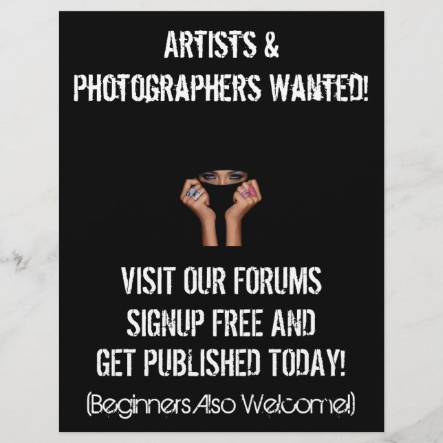 Princess Portraits Marketing Flyer (Front)