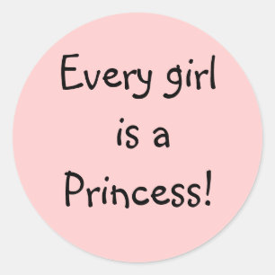 Princess Power! Classic Round Sticker