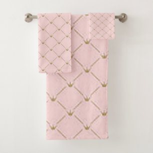 “Princess Print” Bath Towel Set