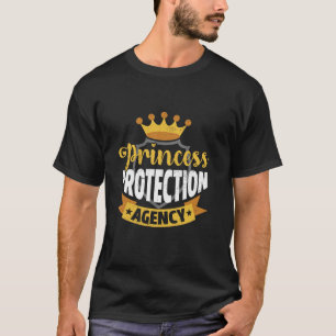 Princess Protection Agency Tiara Badge Mens Father T-Shirt
