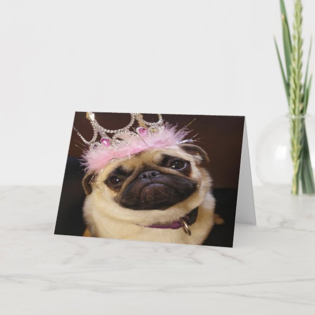 Princess Pug Card (Front)