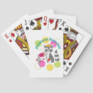 Princess Raccoon by Bella Playing Cards