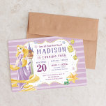 Princess Rapunzel | Watercolor Birthday Invitation<br><div class="desc">Invite guests to a magical celebration with this Princess Rapunzel watercolor birthday invitation! Featuring Rapunzel in a charming watercolor design with whimsical floral accents, this invitation captures the beauty and adventure of the beloved Disney Princess. Perfect for a Rapunzel or Tangled-themed birthday party, this customizable invitation sets the tone for...</div>