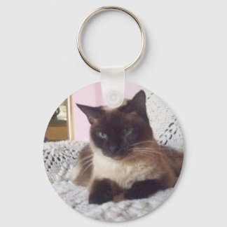 Princess relaxing on the couch keychain