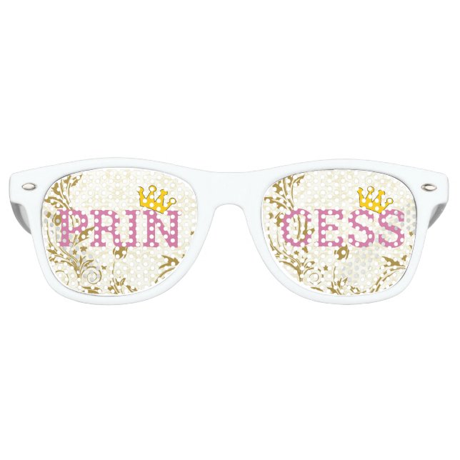 PRINCESS retro Shades / Fun Party Sunglasses (Front)