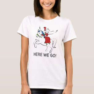 Princess rides a Unicorn funny T-Shirt