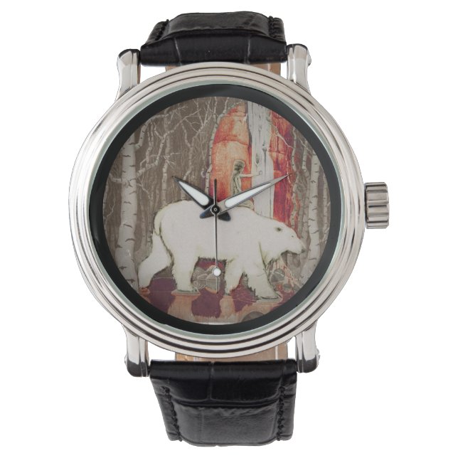 Princess Riding King Polar Bear Watch (Front)