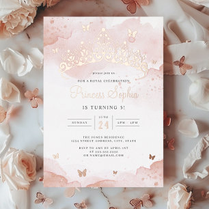 Princess Rose Gold Girls Birthday Party