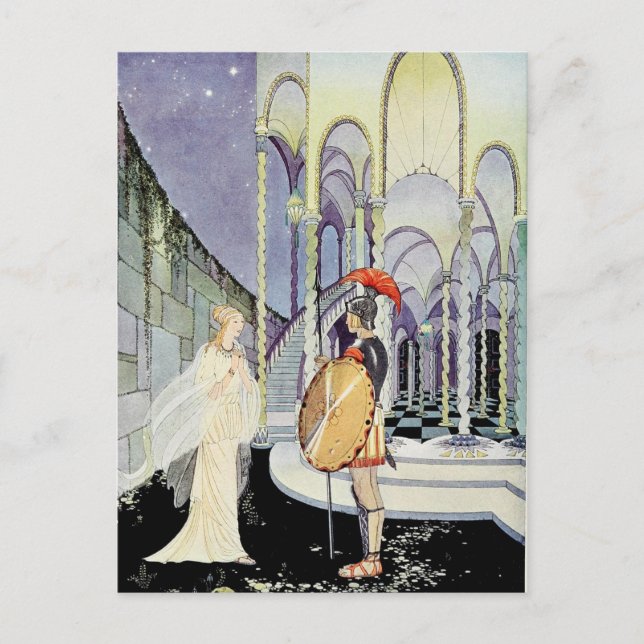 Princess Rosette and Soldier Postcard (Front)