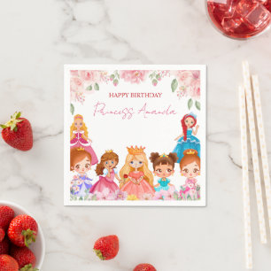 Princess Royal Queen Birthday Party Paper Napkins
