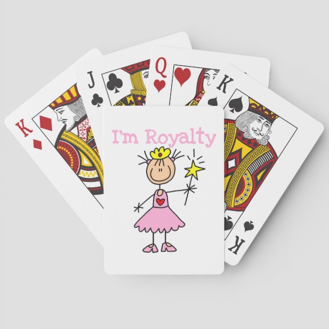 Princess Royalty Playing Cards (Back)