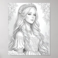 Princess scratch Art