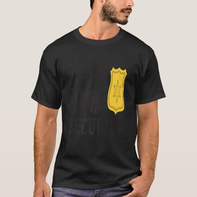 Princess Security Big Brother Birthday Announcemen T-Shirt (Front)