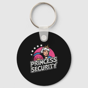 Princess Security Birthday Dad &amp; Mom Boys Brot Keychain