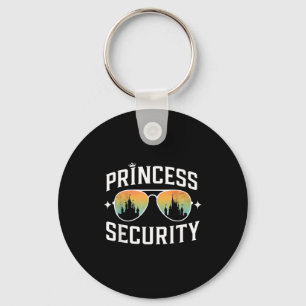 Princess security birthday dad brother castlePrinc Keychain