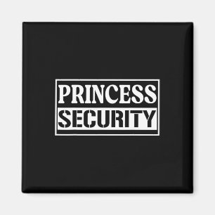 Princess Security Fun Birthday Halloween Party Des Magnet