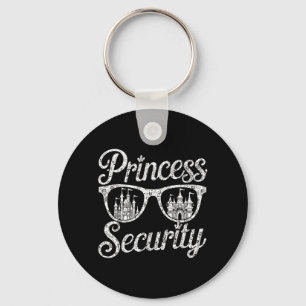 Princess Security Funny Graphic Halloween Keychain