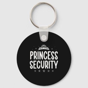 Princess Security Halloween Costume Dad Men Family Keychain