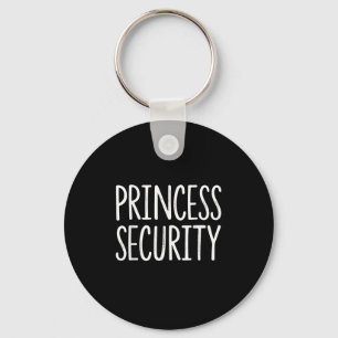 Princess Security Halloween Costume Dad Men Matchi Keychain