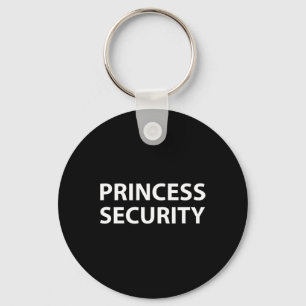Princess Security Halloween Costume Dad Men Matchi Keychain