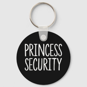 Princess Security Halloween Costume Dad Men Matchi Keychain