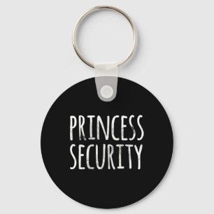 Princess Security Halloween Costume Dad Men Matchi Keychain