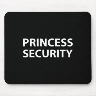 Princess Security Halloween Costume Dad Men Matchi Mouse Pad