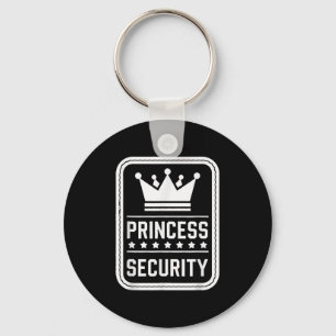 Princess Security Protection Castle Matching Famil Keychain