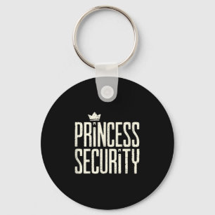 Princess Security Protection Matching Family Retro Keychain